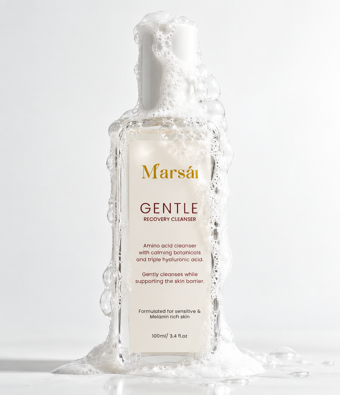Gentle Recovery Cleanser with foam